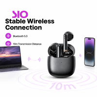 Écouteurs sans fil OEM ODM à son stéréo bilatéral, portée de 10 m, Bluetooth 5.3 avec contrôle tactile, autonomie de 5 à 10 heures