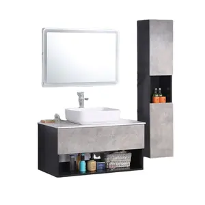 KD-BC008MFP-100做工好的木制浴室柜100厘米壁挂式智能镜子梳妆台带储物柜