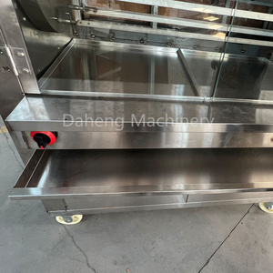 เครื่องย่างไก่ถ่านแบบมีประตูกระจกเตาอบแบบร้อนด้วยแก๊สและถ่านสำหรับใช้ในเชิงพาณิชย์ - Product Image 2