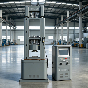 คอมพิวเตอร์ไฮดรอลิกสำหรับเหล็กเส้น GEW-1000KN ISO ASTM 8-18 มม. ดิจิตอลความแม่นยำสูง รับประกัน 1 ปี - Product Image 1