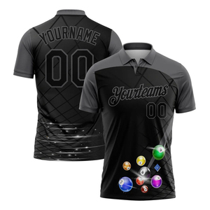 Chemises polo d'été en gros, qualité supérieure, polyester, sublimation, logo personnalisé OEM, respirantes, pour hommes - Product Image 4