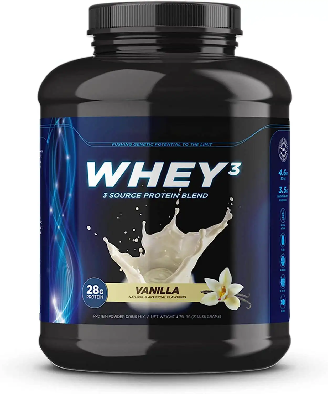 مسحوق برون Whey المستخلص مسحوق البروتين 100% المعيار الذهبي لبناء عضلات الجسم