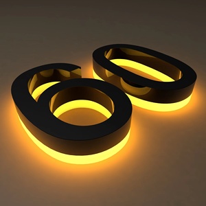 LED Thắp Sáng Nhà Số Frontlit Acrylic Nhà Dấu Hiệu Cửa Trước Nhà Tùy Chỉnh Số Cho Nhà - Product Image 5