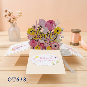 Boîte à fleurs roses artisanale tendance, nouveau design, artisanat vietnamien, décoration de la maison pour la Saint-Valentin, cadeau en papier - Product Image 4