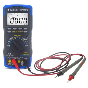 Multímetro Digital de Rango Automático HoldPeak <span class=keywords><strong>HP</strong></span>-770HD de 6000 Dígitos con Pantalla LCD del Tamaño de la Palma de la Mano. - Product Image 2