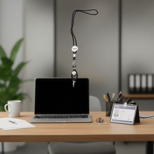 Ilan <b>Lanyard</b> 45Cm With Clip For Id Card Accessory 8Pc Set - Product Image 2