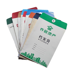 Produttore all'ingrosso di buste portadocumenti in carta kraft con copertina rigida e cordino per documenti, stampa offset per offerte - Product Image 6