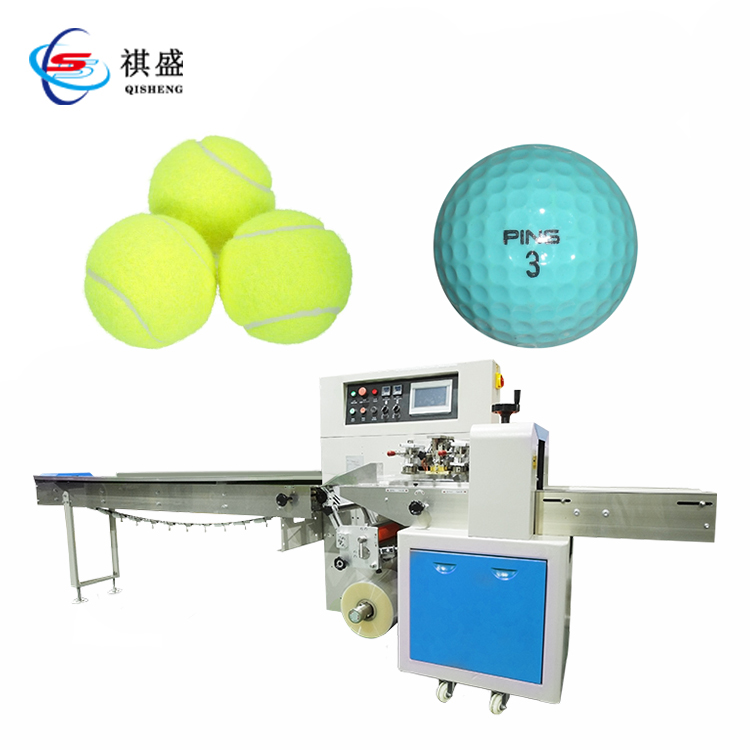 Horizontal Multifunction Tennis Ball Packaging Machine Flow Feeder Packing Machine for Golf Ball