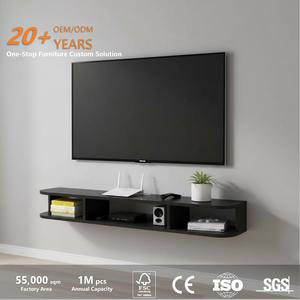 <span class=keywords><strong>Meuble</strong></span> <span class=keywords><strong>TV</strong></span> en MDF personnalisé, style américain minimaliste, <span class=keywords><strong>suspendu</strong></span> au mur, pour salons. - Product Image 3