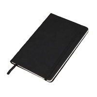 Cuaderno de cuero PU A5 de alta calidad con logotipo personalizado, venta al por mayor, suministro de fábrica, estilo de tapa dura con banda elástica