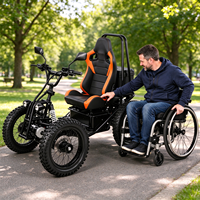 Scooter tout-terrain 5000W à quatre roues motrices, quad électrique avec batterie 50Ah 80Ah