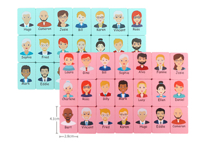 เกมเล่นเพื่อการศึกษาสำหรับเด็กทายสิว่าฉันเป็นใครของเล่นแบบโต้ตอบสำหรับเด็กเกมกระดานปริศนา - Product Image 2