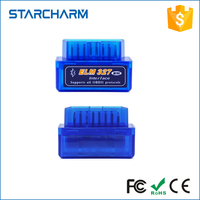El más nuevo ELM327 V1.5 5,0 OBD2 escáner ELM 327 herramienta de diagnóstico de coche para Android /IOS/Windows lector de código OBDII