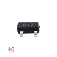 Transistor de signalisation NPN SMD FMMT617TA SOT-23, amplificateur de commutation, composant électronique original en stock