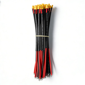 Faisceau de câbles en silicone avec connecteur XT30U-F, faisceau de câbles d'alimentation électronique, tension nominale 600V pour batterie à énergie nouvelle - Product Image 1