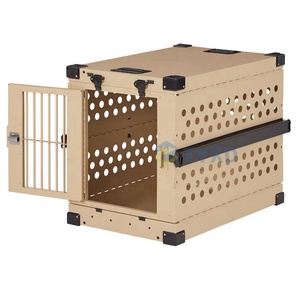 Jaula plegable de aluminio para perros, jaula de viaje personalizable y fácil de llevar - Product Image 3