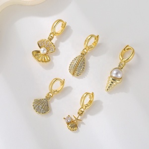 Ciondoli Fai da Te con Chiusura Universale a Clip, Coda di Pesce, Stella Marina, Conchiglia, Accessori per Bigiotteria - Product Image 5