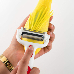 Éplucheur de légumes 3 en 1 avec fonction <span class=keywords><strong>julienne</strong></span>, éplucheur de pommes de terre, éplucheur de fruits, carottes, concombres - Product Image 5