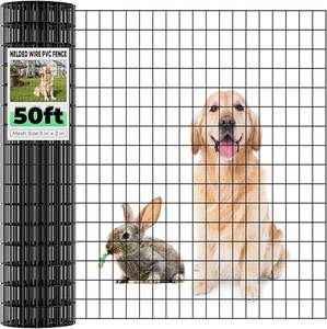 Clôture en fil métallique soudé enduit de PVC Clôture pour plantes de jardin en métal Rouleau de treillis métallique soudé pour la protection des plantes potagères Poul - Product Image 3