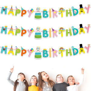 Guirnalda de Feliz Cumpleaños de Sirena, Decoración de Fiesta Temática del Océano para Niños, Fondo para Fiesta de Cumpleaños - Product Image 3