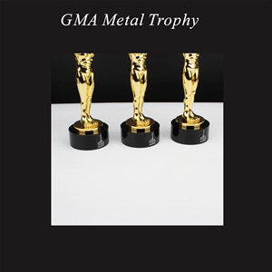 Trofeo Metálico GMA, <span class=keywords><strong>Premio</strong></span> Deportivo Grabado Personalizado, Chapado en Oro, Plata y Cobre, Regalo para Ganadores de Competiciones - Product Image 6