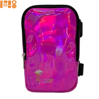 Sac de jambe holographique imperméable en gros pour femmes, sac de cuisse pour carnaval, autre sac banane ethnique avec sangle réglable