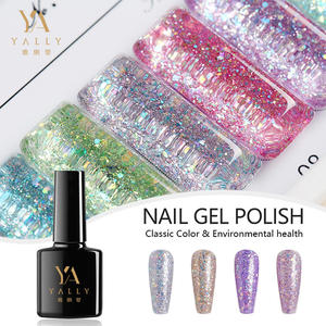 Sparkle sequin réfléchissant paillettes néon disco UV gel vernis à ongles brillant cristal diamant vernis à ongles - Product Image 3
