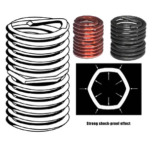 AVIC-Flight M4 SUS304 Paslanmaz Çelik Özelleştirilebilir Vidalı Kilitli Tel Dişli Tepesi Metrik/İnç UNC/UNF Dişleri Onarımı için - Product Image 2