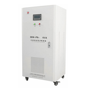 Stabilisateur de tension triphasé en cuivre 80 kVA 100 kVA, régulateur SVC, <span class=keywords><strong>courant</strong></span> alternatif 50/60 Hz, fréquence AVR, affichage LED, utilisation SBW - Product Image 5