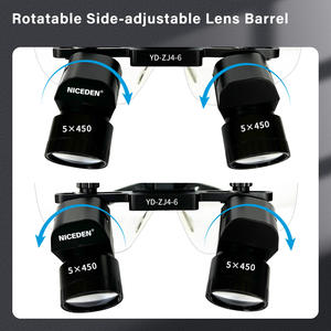 Niceden lenti dentarie di alta qualità lente d'ingrandimento testa angolo 45 gradi faro orale dentista chirurgia medica - Product Image 2