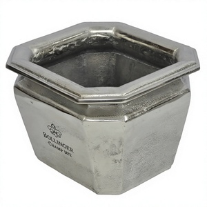 Event Supplies Champagne Wine <b>Cooler</b> Bucket Beverages Chiller Tub Handmade Metal Crafts Metal Ice Bucket Custom Logo Print - Product Image 1