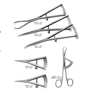 Righello dentale ortodontico in acciaio inossidabile 80 mm Tiantian - Product Image 3