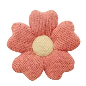 Beş-Petal çiçek Macaron tasarım yastık süper yumuşak peluş ev kanepe dekoratif sandalye bebek için sınır ötesi stres giderici - Product Image 4