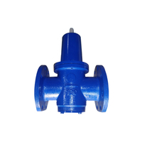 DN100 pn16 koneksi flens wcb katup pengurang tekanan baja cor untuk harga AIR UAP