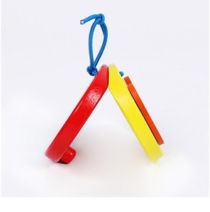 Wholesale Orff Percussion <b>Instrument</b> Colorful Wooden Animals Castanet <b>Musical</b> <b>Instrument</b> Kids Castanets for Music Enlightenment - Product Image 5