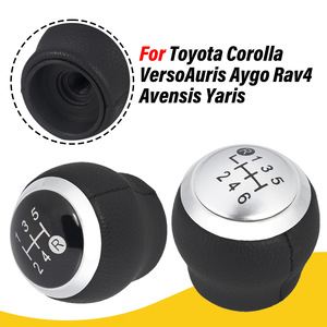 Palanca de cambios de coche para Toyota Corolla Yaris Vios, 5 y 6 velocidades, de cuero, ergonómica, pieza de repuesto - Product Image 2