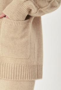 <strong>Cable</strong> Button Cashmere <strong>Cardigan</strong> Sweater Coat <strong>Women</strong> V-neck <strong>Cardigan</strong> Fashion Design - Product Image 4