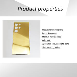Carcasa <span class=keywords><strong>de</strong></span> Lujo <span class=keywords><strong>de</strong></span> Alta Gama para Teléfono Móvil <span class=keywords><strong>Samsung</strong></span> S24 Ultra, con Placa Trasera <span class=keywords><strong>de</strong></span> Acero Inoxidable Chapada en Oro y Acabado Electrolítico Especial - Product Image 6