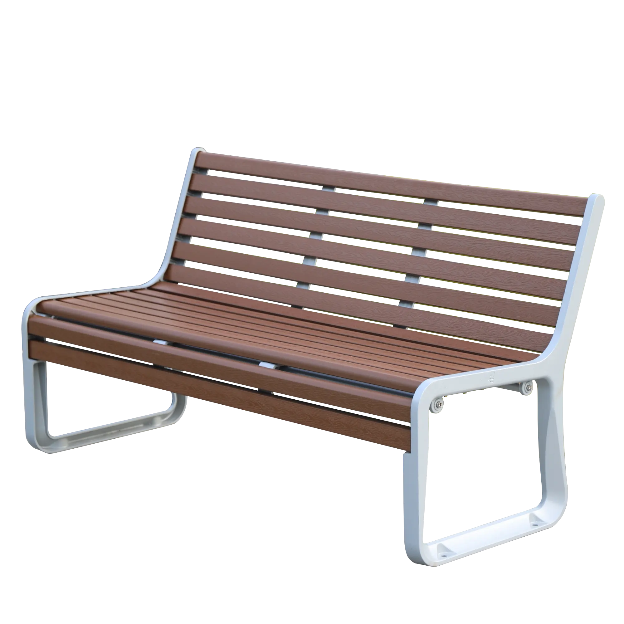 Teak aluminum metal bench chair modern bench seating garden patio outdoor plastic wooden benches
