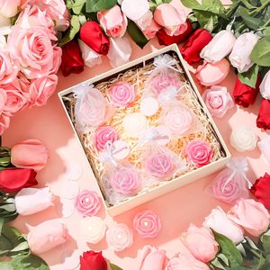 100 piezas/caja Velas de Té de Cera de Soja Hechas a Mano de Lujo con Aroma Floral, Mini Velas Decorativas sin Humo <span class=keywords><strong>para</strong></span> Recuerdos de <span class=keywords><strong>Boda</strong></span> - Product Image 4