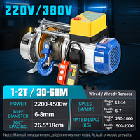 Treuil électrique mini DUKE haute efficacité, direct usine, 180KG-500KG, vitesse 23M/Min, pour levage en entrepôt et travaux d'ingénierie