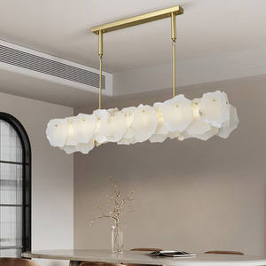 Lustre suspendu en albâtre de haute qualité pour éclairage suspendu durable de décor d'intérieur - Product Image 4