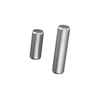 Goupille de piston cylindrique creuse usinée sur mesure, finition brillante, diamètre de la tête 12 mm, goupille à rouleaux à filetage interne