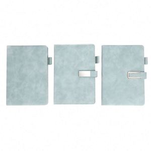 Cuaderno A5 de Cuero PU de Estilo Antiguo Auténtico Multicolor con Letras Personalizadas Mymoonpie, 100 Hojas, Cosido con Hilo, con Bolígrafo - Product Image 4