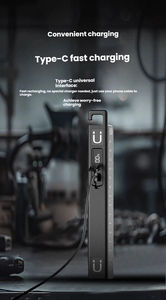 Nouvelle lampe de travail pliable à trois sources lumineuses, à aspiration magnétique, rechargeable par USB, avec règle d'écran <span class=keywords><strong>LED</strong></span>, étanche, pour travaux transfrontaliers - Product Image 4