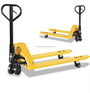 Chariot manuel compact à roues en caoutchouc/acier avec noyau en nylon/aluminium 2/3/5T, fonctionnement léger pour le déplacement de marchandises dans les entrepôts de vente au détail - Product Image 1