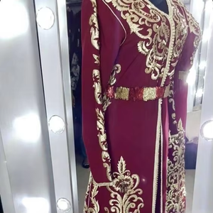 ATIYA LIBAS elegante hasta el suelo Lehenga Choli pesado Zardozi bordado acetato Material para fiesta de mujer/boda - Product Image 4