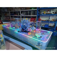 Bonhong Équipement de jeu aquatique d'intérieur de qualité supérieure Table de jeu aquatique commerciale Jeu d'eau éducatif pour centre commercial pour enfants