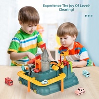 Circuit d'obstacles pour voitures pour bébés garçons et filles, piste d'aventure, jouet éducatif sur le thème du trafic