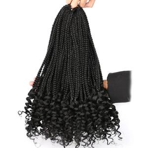 New Long Nữ Thần Hộp Braid Tổng Hợp Crochet Jumbo Bện Tóc Nối Đen Nâu <span class=keywords><strong>Bug</strong></span> Ombre Bím Tóc - Product Image 1